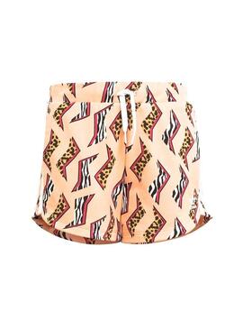 Short Adidas Allover Print Rosa per Bambina