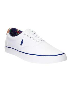 Sneaker Polo Ralph Lauren Thorton Bianco Uomo