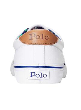 Sneaker Polo Ralph Lauren Thorton Bianco Uomo