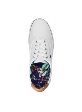 Sneaker Polo Ralph Lauren Thorton Bianco Uomo