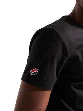 T-Shirt Superdry Sportstyle Nero per Uomo