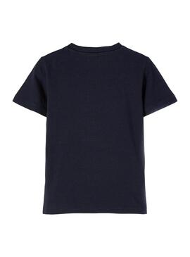 T-Shirt Name It Focean Blu Navy per Bambino