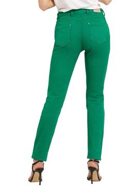 Naf Naf pantaloni skinny tasche Verde Donna