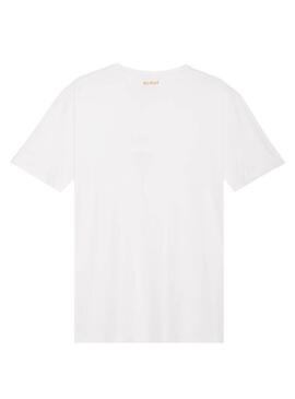 T-Shirt Klout Organic Premium Bianco per Uomo