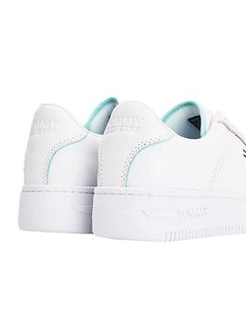 Sneaker Tommy Jeans Pastel Bianco per Donna