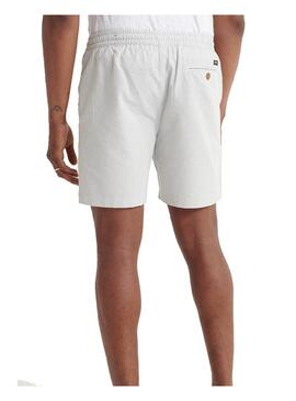 Bermuda Superdry Drawstring Bianco per Uomo