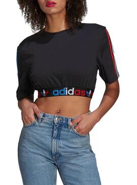 T-Shirt Adidas Adicolor Primeblue Nero Donna