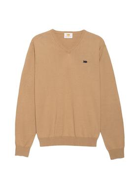 Pullover Klout Pico Camel per Uomo