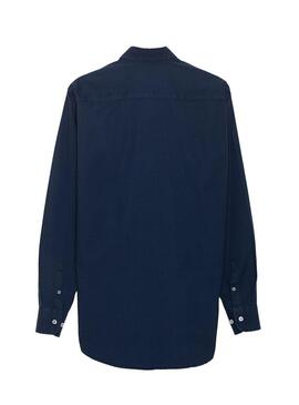 Camicia Klout Sarga Blu Navy per Uomo