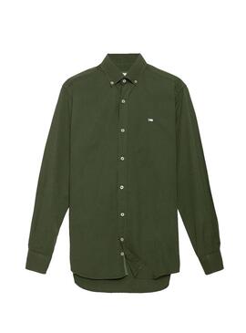 Camicia Klout Sarga Verde per Uomo