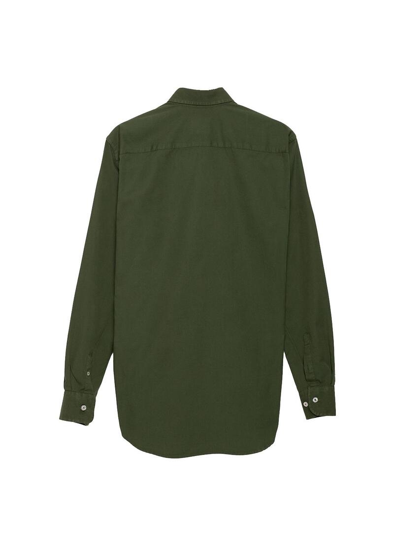 Camicia Klout Sarga Verde per Uomo