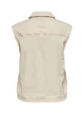 Gilet Only Carra Life Beige per Donna