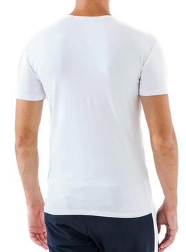 T-Shirt Antony Morato Banda Logo Bianco