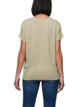 T-Shirt Only Moster Verde per Donna