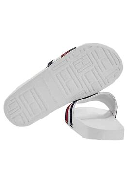 Flip flops Tommy Jeans Shimmery Bianco per Donna