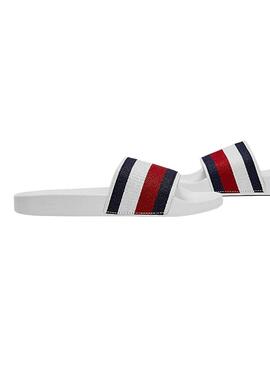 Flip flops Tommy Jeans Shimmery Bianco per Donna