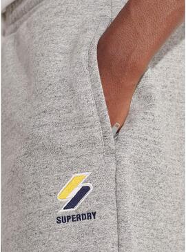 Bermuda Superdry Sportstyle Grigio Uomo