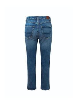 Jeans Pepe Jeans Dion 7/8 Blu per Donna