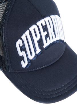 Berretto Superdry Sport Tri logo Blu Navy
