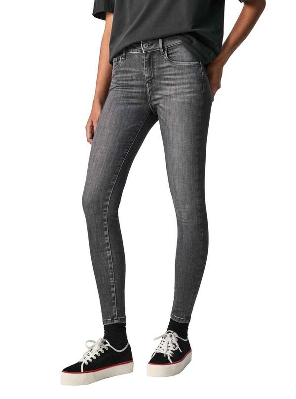 zoe jeansPepe Jeans in Denim di colore Grigio Donna Abbigliamento da Jeans da Jeans skinny 