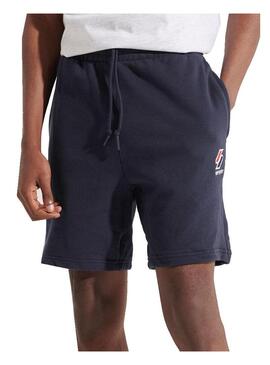 Bermuda Superdry Sportstyle Blu Navy Uomo