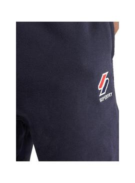 Bermuda Superdry Sportstyle Blu Navy Uomo