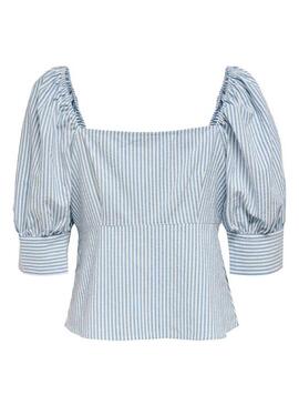 Top Only Betti Life Blu per Donna