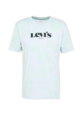 T-Shirt Levis Relaxed Fit Logo Blu per Uomo