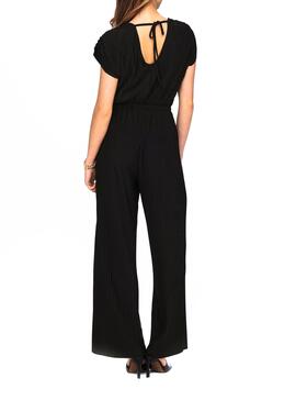 Jumpsuit Only Mary Plisado Nero per Donna