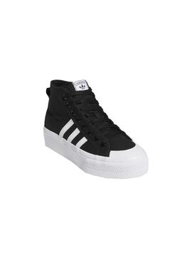 Sneaker Adidas Nizza Platform Nero per Donna