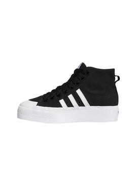 Sneaker Adidas Nizza Platform Nero per Donna
