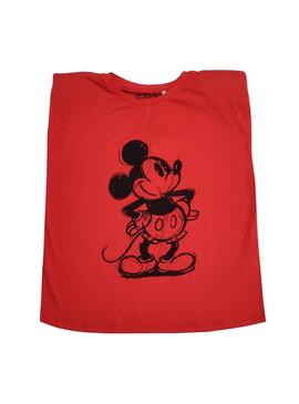 T-Shirt Only Disney Life Rosso per Donna