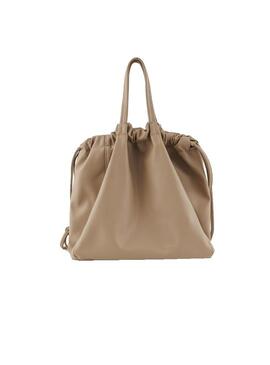 Borsa Pieces Talli Beige per Donna