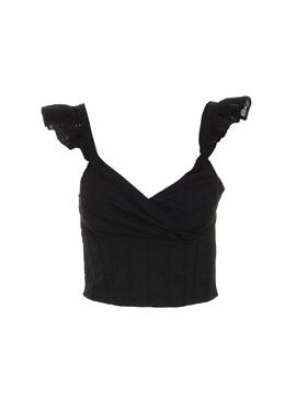 Top Only Maria Strap Nero per Donna