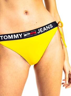 Slip Bikini Tommy Jeans Cheeky Giallo Donna