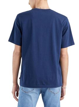 T-Shirt Levis Badwing Cloud Blu Navy Uomo