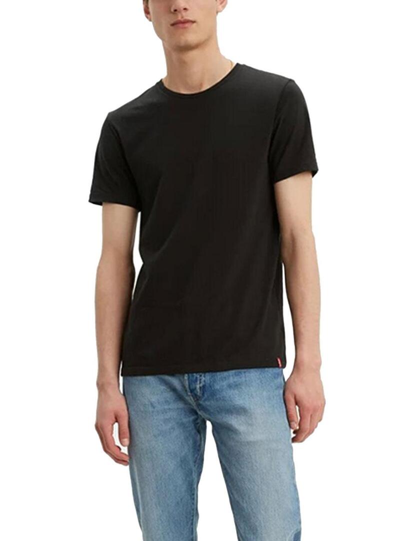 T-Shirts Levis Pack 2 Nero per Uomo