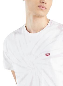 T-Shirt Levis Original Iris Dye Bianco Uomo