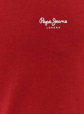 T-Shirt Pepe Jeans Original Basic 3 Rosso Uomo