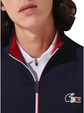 Giacca Lacoste French Logo Navy per Uomo