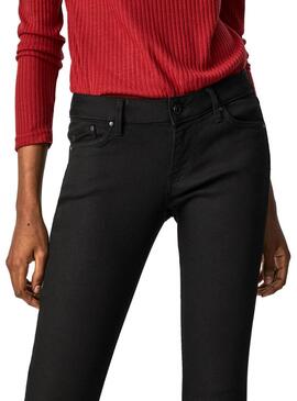 Pantaloni Pepe Jeans Pixie Nero per Donna