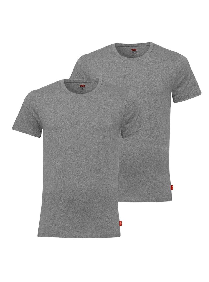 Pack T- Shirts Levis Grigio