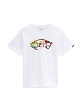 T-Shirt Vans OTW Logo Fill Bianco per Bambino