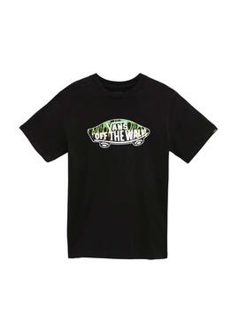T-Shirt Vans OTW Logo Fill Boys Nero per Bambino