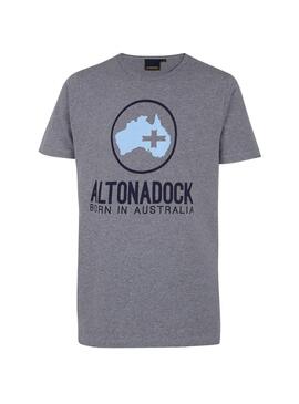 T-Shirt Altonadock Logo Grigio scuro
