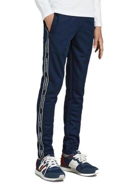 Pantalone di Tuta sportiva Jack And Jones Will Blu Bambino