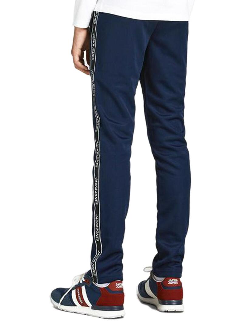 Pantalone di Tuta sportiva Jack And Jones Will Blu Bambino