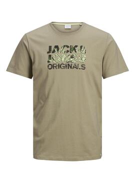 T-Shirt Jack & Jones Sokkulent Verde Uomo