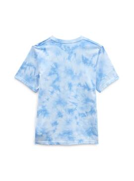 T-Shirt Vans Tie Dye Blu per Bambino