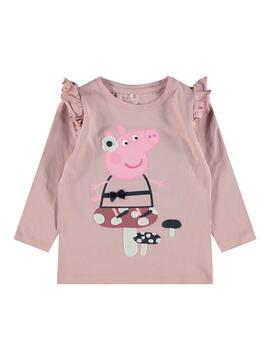 T-Shirt Name It Peppa Pig Rosa per Bambina